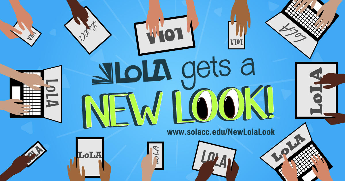 LoLA Gets a New Look graphic