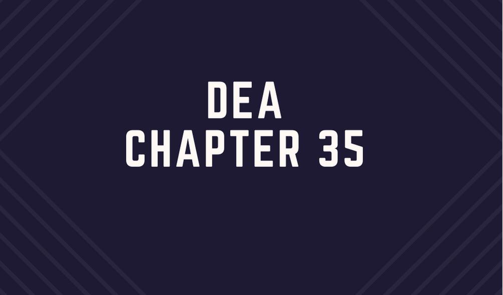 DEA Chapter 35 banner