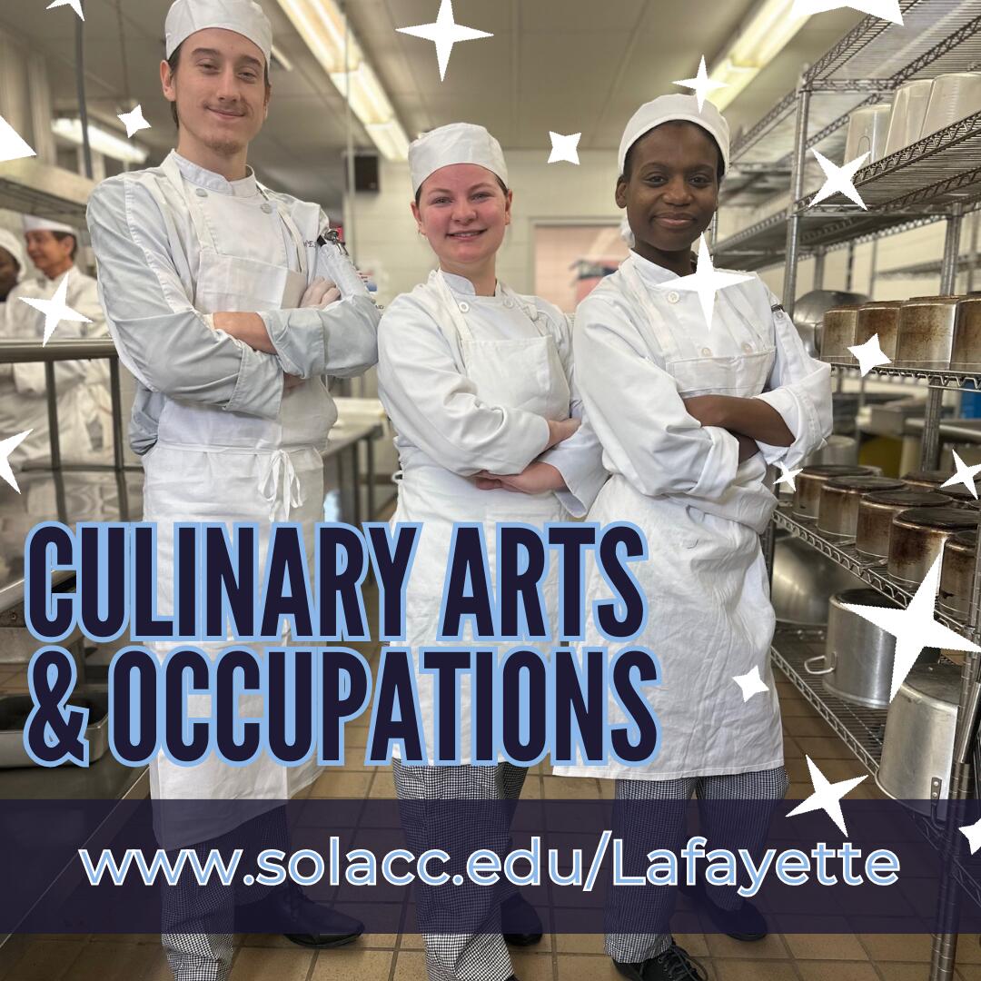 Enroll in Culinary Arts at SLCC Lafayette